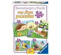 Children's Puzzle 2, 4, 6, 8 Pieces - Cute Garden Dwellers
