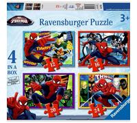 Children'S Puzzle 2D 4In1: Ultimate Spiderman Ravensburger Genuine Jigsaw High Q
