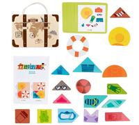 Children's Puzzle Card Matching Building Blocks Puzzle Toy Logical Thinking Parent-child Interactive Table Game