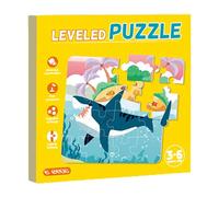 Childrens Puzzles | Magnetic Puzzles for Toddler - Magnetic Learning Activities Game Animal Cartoon Educational Toys for Road Trip
