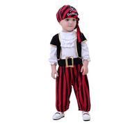 Children's Pyjama Suits for Girls May's Baby BoysCaptain Infant Costumes Cap Stinker PirateCostume(White,6-12 Months)
