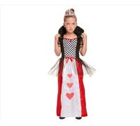 Childrens Queen Of Hearts Fancy Dress Costume (7-9 Years (Medium)