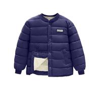 Children's Quilted Down Jacket, Plain Cotton Jacket, Quilted Jacket, Warm Fleece Outerwear, Snowsuit, Cross-Country Jacket, Hiking Jacket, Softshell Jacket, Outdoor Jacket