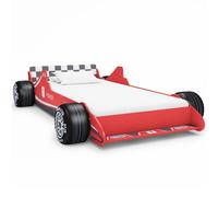 Children's Race Car Bed 90x200cm Toddler Beds Kid's Bed Design Red/Blue vidaXL