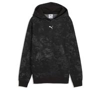 Children's Raglan Sleeve Hooded Sweatshirt Puma Noir 8 ans