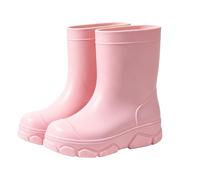 Children's Rain Boots, Unisex, Wellington Boots with Removable Insole, Breathable, Soft Sole, Ideal for Nursery, Mud and Rainy Days, lightpink, 12 UK Child