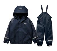 Helly Hansen Kids’ Bergen Fleece-Lined Rain Set 2.0 Navy 4