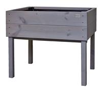 Children's Raised Garden Bed Raised Bed Early Bed 75 × 50 × 60 Cm Gray Pine Wood
