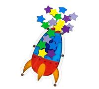 Children's Reward Jar Stars Reward Jar Behavior Chart Potty Training for Home and Classroom Use Rockets Stars Potty Training for Good Behavior