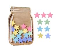 Children's Reward Jars - 14x21x1cm Wooden Teaching Supplies 25 Stars for Classroom Cute Interactive Behavior Chart ? Reward Flasks for Home, School,