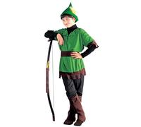 Children's Robin Hood 140cm Costume Medium 8-10 yrs (140cm) for Middle Ages Fancy Dress