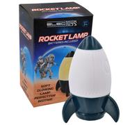 Children's Rocket Bedside Lamp Night Light Star Theme