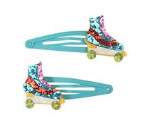 Children's Roller Skate Glitter Hair Clips (set Of 2)