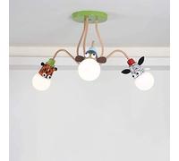Children's Room Ceiling lamp Modern boy and Girl Bedroom Installation Chandelier Creative Cartoon Animal Design Ceiling Decorative Chandelier