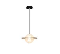 Children's Room Chandelier Creative Spaceship Boy Girl Room Bedroom Glass Pendant Light Space Lighting Modern Light Luxury Small Hanging Lamp With Spotlight
