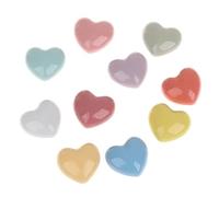 Children's Room Crystal Knobs Cute Single-Hole Round Drawer Handle Cartoon Color Ceramic Hand-in-Hand Wardrobe Drawer Handles(BL)