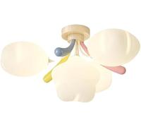 Children's Room Soft Light Ceiling Lamp 48W Eye Protection Bedroom Ceiling Light Dimmable Simple Modern Stars Cream Wind Master Room Boy's Girl's Bedroom Ceiling Lamp Fixtures
