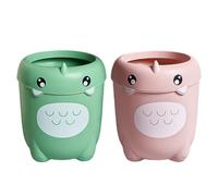 Children's Room Trash Can, Cute Dinosaur Garbage Bin, 30x22x16cm, Under Desk Tràsh Can, Dinosaur Trash Bin, Lightweight Build, for Living Room, Kitchen and Nursery