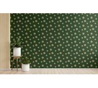 Children's Room Wallpaper Dark Green Christmas Arthouse Artificial