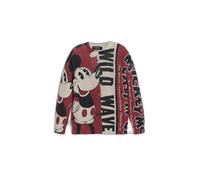 Children's round-neck sweater Desigual Wild Mickey Rouge 5/6 ans