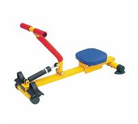 Children's Rowing Machine Household Rowing Machine Home Gym Fitness Equipment Children, Single-Track Hydraulic Resistance Exercise Equipment for Kids 6-12