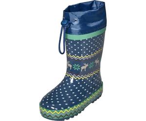 Children's rubber rain boots Playshoes Norway Lined Bleu 32