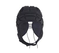 Children's Rugby Helmet Soft Padded Playing Rugby Headguards Soccer Headgear M Black