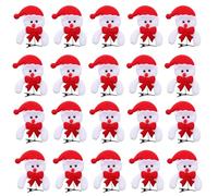 Childrens Safe Hair Clip 20PCS Christmas Theme Spring Nonwoven Spring Hair Children