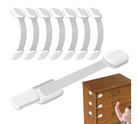 Children's Safety Lock for Cabinets - Safety Baby Safety Cabinet Locks | Safety Latch Lock for Fridge Freezer Cooker Oven Door Drawer Wardrobe Furniture
