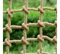 Children's Safety Net for Outdoor Play Areas, Durable Jute Mesh for Climbing and Playground Protection