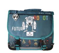 Children's satchel Pol Fox Robot Bleu 38x14x32 cm