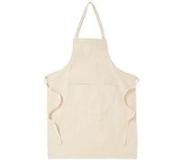 Childrens School Apron Suitable for woodwork DT Cooking Home Economics Age 5-11 years (Cream)