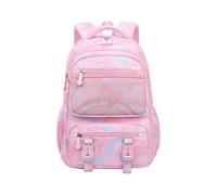 Children's School Backpack For Girls Grades 1-6 Lightweight Spine Friendly Design Freezer Style Opening Ages 7-18 Daily Commute Casual Wear Easy Care