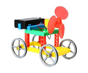 Childrens Science Education Toy Wind Energy Experiment Model Set with Single Driveshaft Design Safe and Easy to Assemble Hands on Learning Tool