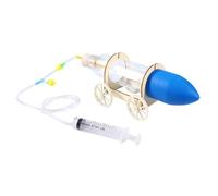 Childrens Science Exploration Kits Air Powered Car Construction Set Safe Educational Toy for School Home Activities Air Powered Car Model Kits Toy