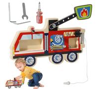 Children's Screwdriver Toy Board - 31.5x18.5x4cm Wooden Tool Set For Kids, Educational Activity Kit | Indoor Outdoor Park Home School Kindergarten Assembly Skills Learning Development Playtime Fun