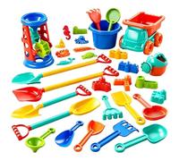 Childrens Seaside Activity Set - Interactive Sand Pit Molds, Portable Travel Mesh Bag, Educational Garden Water Play Gear | Vibrant Sensory Learning Kit, for Vacation Resort Backyard Garden