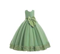 Children's Sequin Children's Dress Big Bow Dress Girl Flower Girl Dress Kids Dress Corduroy Jumper Set Wander Watch for Kids