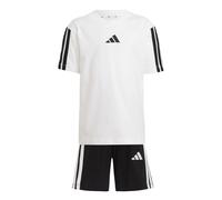 adidas Unisex Kids ESSENTIALS T-SHIRT SET, white/black, 5-6 Years