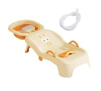 Children's Shampoo Recliner Chair, Portable Baby Hair Rinser | Foldable Adjustable Bathing Seat for Tub Sink Salon Use Toddler Boy Girl to 10 Years Old