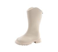 Children's Shoes, Fashionable Mid-Height Boots, Comfortable Soft Children's Boots with Tread Sole, Princess Boots, Elegant Slip-On Boots, Breathable Casual Ankle Boots, Minimalist Fashion Boots, beige