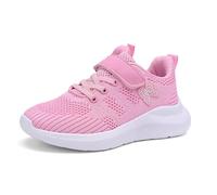 Children's Shoes Girls 24 Fashion Trainers for Outdoor School Running Walking Travel Shoes 25, Light pink, 2 UK
