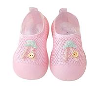 Children's Shoes Girls - Christmas Socks, House Socks, Boys' Trainers, Learning to Run, Barefoot Slippers Child, Slippers Size 24, Toddler Mary Jane, pink, 2 UK Child
