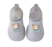 Children's Shoes Girls - Christmas Socks, House Socks, Boys' Trainers, Learning to Run, Barefoot Slippers Child, Slippers Size 24, Toddler Mary Jane, gray, 8.5 UK Child