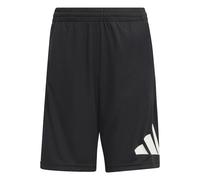 adidas Unisex Kids Train Essentials Big Logo Shorts, Black/White, 9-10 Years
