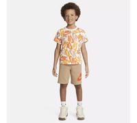Children's shorts and t-shirt set Nike Toss Marron 6/7 ans