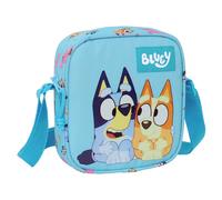 Safta BLUEY - Small Messenger Bag, Children's Shoulder Bag, Ideal for Children from 5 to 14 Years, Comfortable and Versatile, Quality and Resistance, 16 x 4 x 18 cm, Sky Blue, light blue, Estándar,