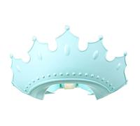 Children's Shower Cap, Baby Adjustable Crown Hair Washing Child Protection Shield Shampoo Protection, Waterproof Cap for More than 6 Months (Blue)