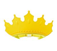 Children's Shower Cap, Baby Adjustable Crown Hair Washing Child Protection Shield Shampoo Protection, Waterproof Cap for More than 6 Months (Yellow)
