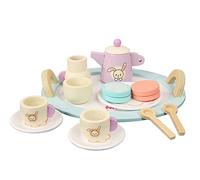 Children's Simulated Wooden Afternoon Tea Set For Little Girls Party Favor Portable Early Educational Best